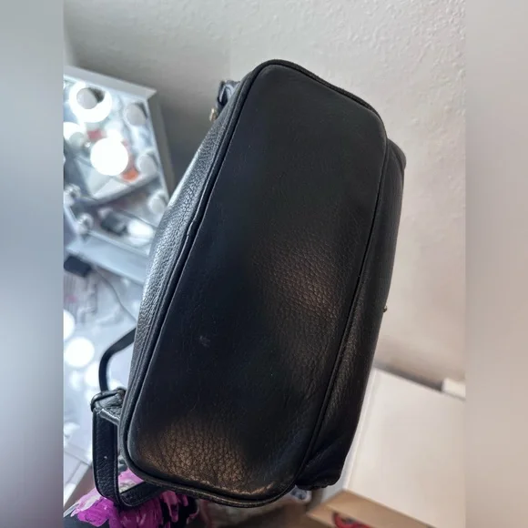 Michael Kors Black and Gold Backpack with Studded Design - Picture 4 of 7